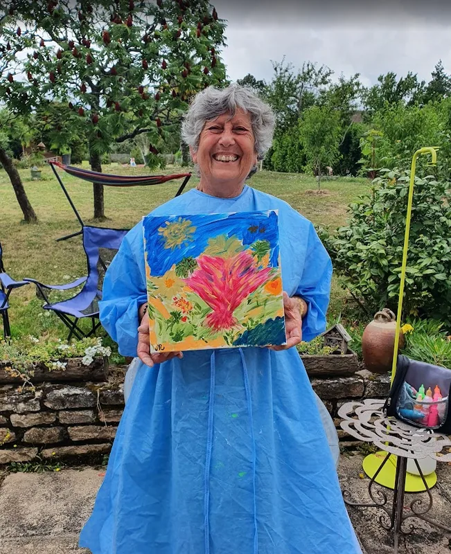 Atelier de peinture intuitive — cercle de femmes en Saône-et-Loire
